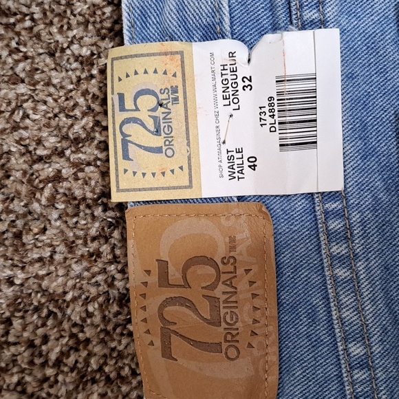 725 Originals Jeans Loose Fit Straight Leg Men's Size 38x32 NEW - Picture 5 of 8